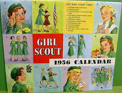 1956 calendar cover