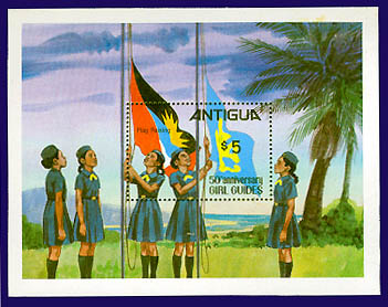 Antigua Girl Guide stamps 1962