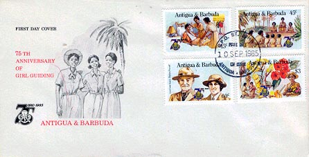 Antigua-Barbuda 75 Anniversary FDC