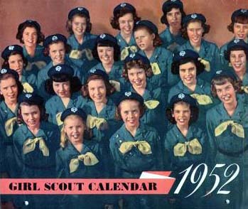 1952 calendar cover