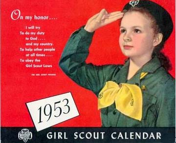 1953 calendar cover