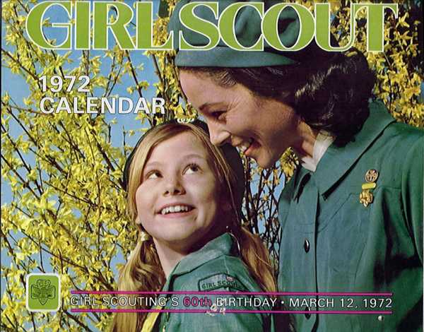 1972 calendar cover