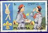 Fujiera Girl Guide stamps 1971